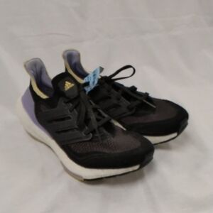 Adidas Black and Lavender Running Shoes